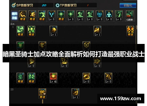 暗黑圣骑士加点攻略全面解析如何打造最强职业战士